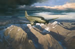 "Over the Top of the World" - Roy Grinnell - World War II Aviation Art